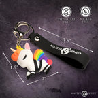 Bondage Unicorn Keychain