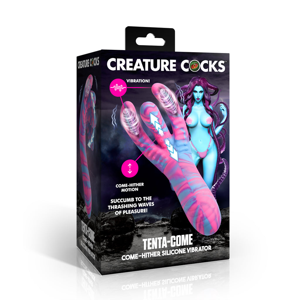 Tenta-Come Come-Hither Tentacle Silicone Vibrator