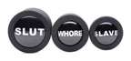 Dirty Words Anal Plug Set