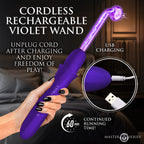 Elektrawand Rechargeable Violet Wand with Attachments