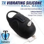 7X Vibrating Silicone Ball Sack
