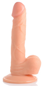 6.5 Inch Dildo with Balls - Light