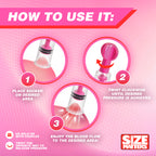 MAXtwist Clit & Nipple Triple Sucker Set - Pink