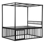 Bondage Bed with Cage