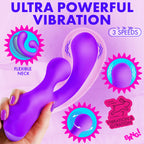 Gyro Rabbit Silicone Vibrator