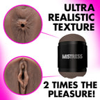 Double Shot Pussy and Ass Stroker - Dark