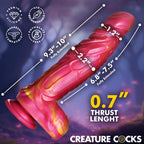 Vespid Thrusting and Vibrating Silicone Dildo