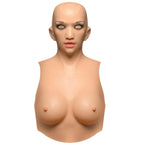 Sexy Skin Suit Silicone Head, Face & C Cup Breasts