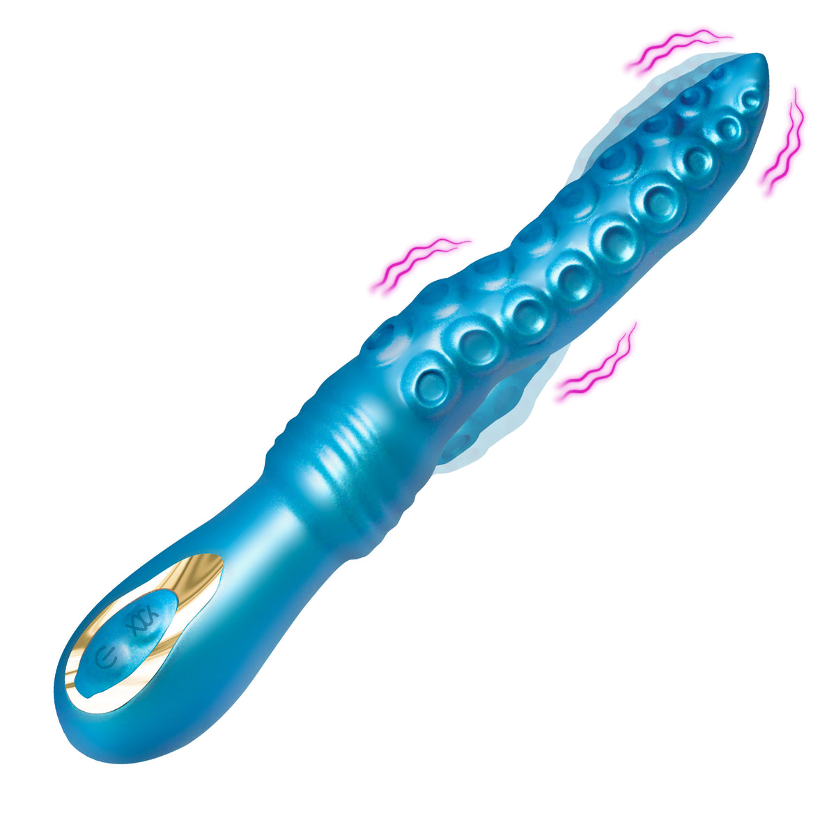 Tenta-Squirm Squirming Silicone Vibrator
