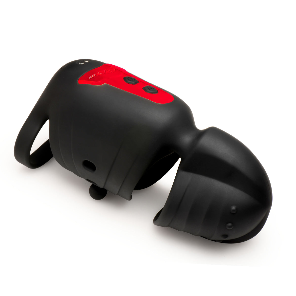 Helmet Humper Gyrating and Vibrating Silicone Masturbator