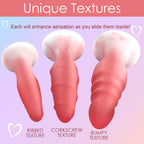 3 Piece Silicone Butt Plug Set
