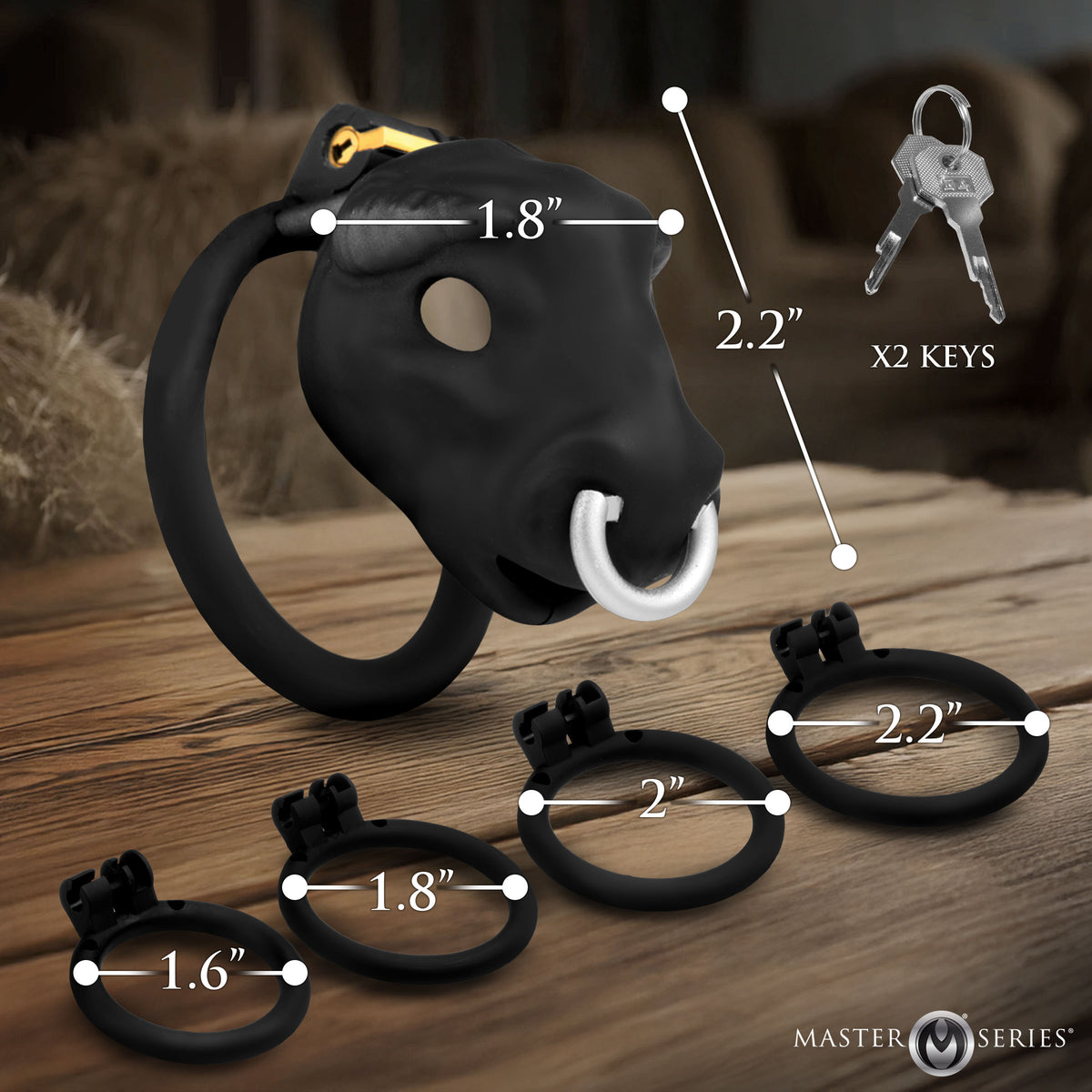 Bull Chastity Cage