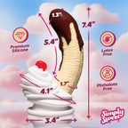 Chocolate Dipped Banana Split Premium Silicone Dildo