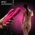 10X Triple Rabbit Silicone Vibrator